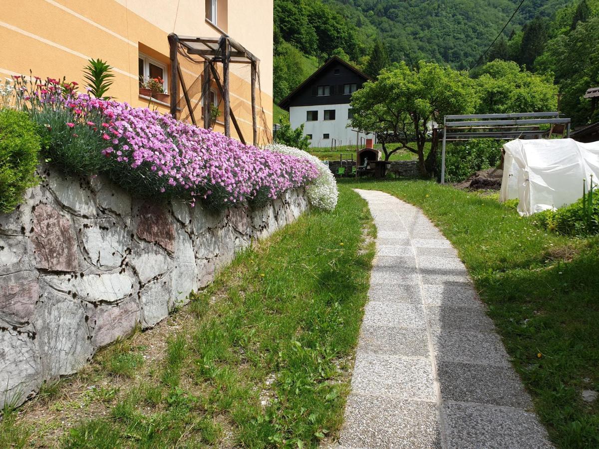 Apartment And Garden House Among The Mountains Podbrdo Экстерьер фото