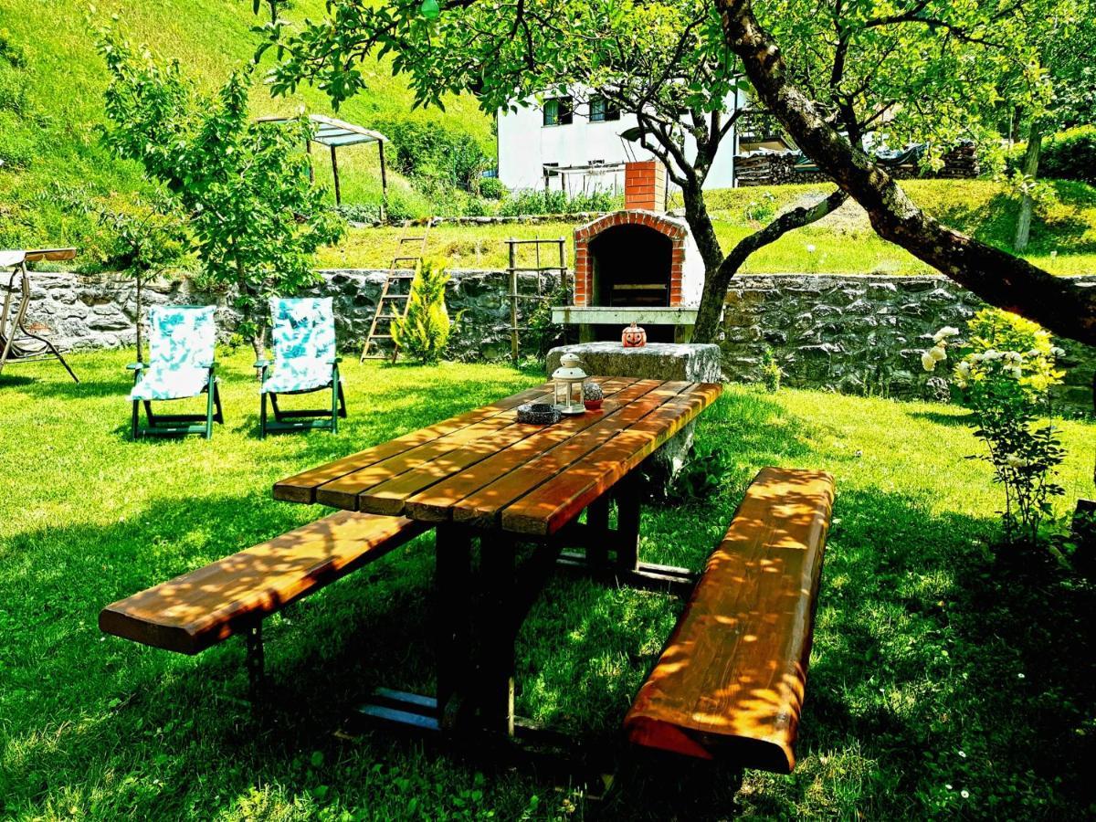 Apartment And Garden House Among The Mountains Podbrdo Экстерьер фото